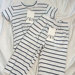 Zara NWT stripe set